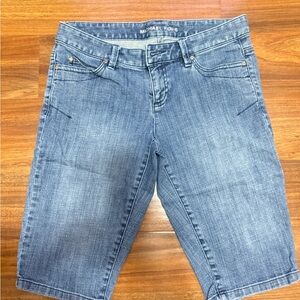 Michael Kors Blue Denim Bermuda Shorts